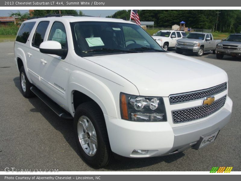 Summit White / Ebony 2013 Chevrolet Suburban LT 4x4