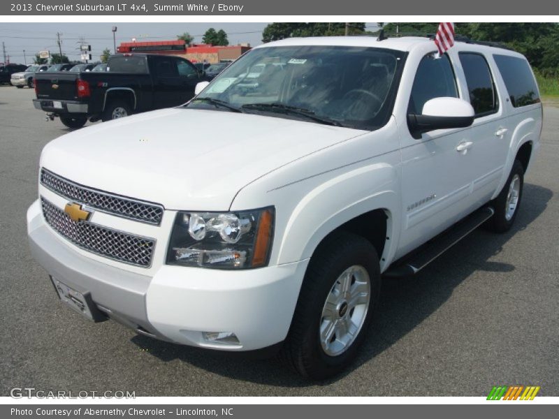 Summit White / Ebony 2013 Chevrolet Suburban LT 4x4
