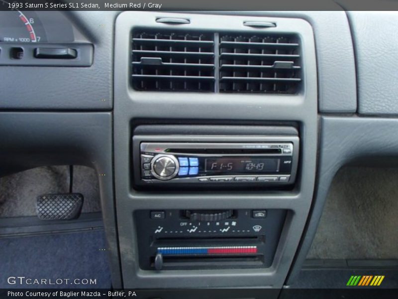 Medium Red / Gray 1993 Saturn S Series SL1 Sedan