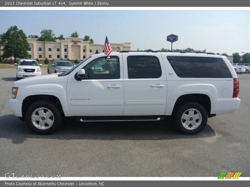 Summit White / Ebony 2013 Chevrolet Suburban LT 4x4