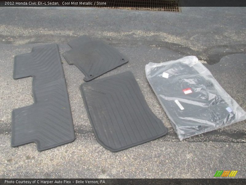 Cool Mist Metallic / Stone 2012 Honda Civic EX-L Sedan