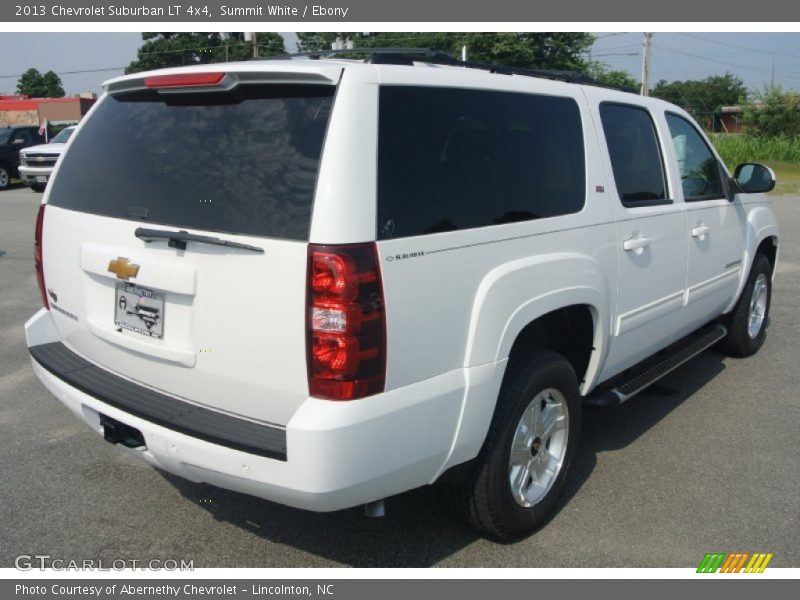 Summit White / Ebony 2013 Chevrolet Suburban LT 4x4