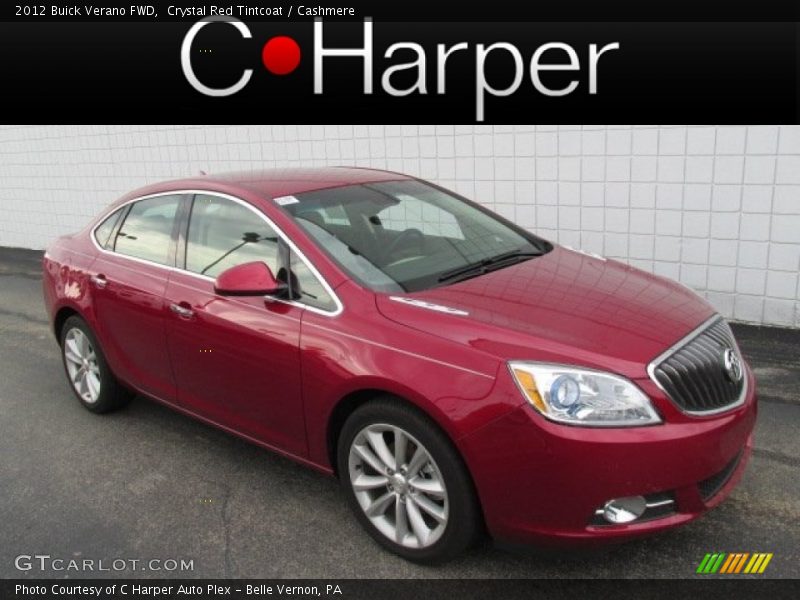 Crystal Red Tintcoat / Cashmere 2012 Buick Verano FWD