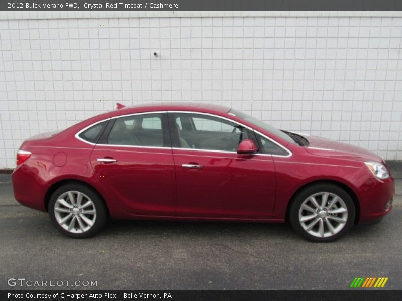 Crystal Red Tintcoat / Cashmere 2012 Buick Verano FWD