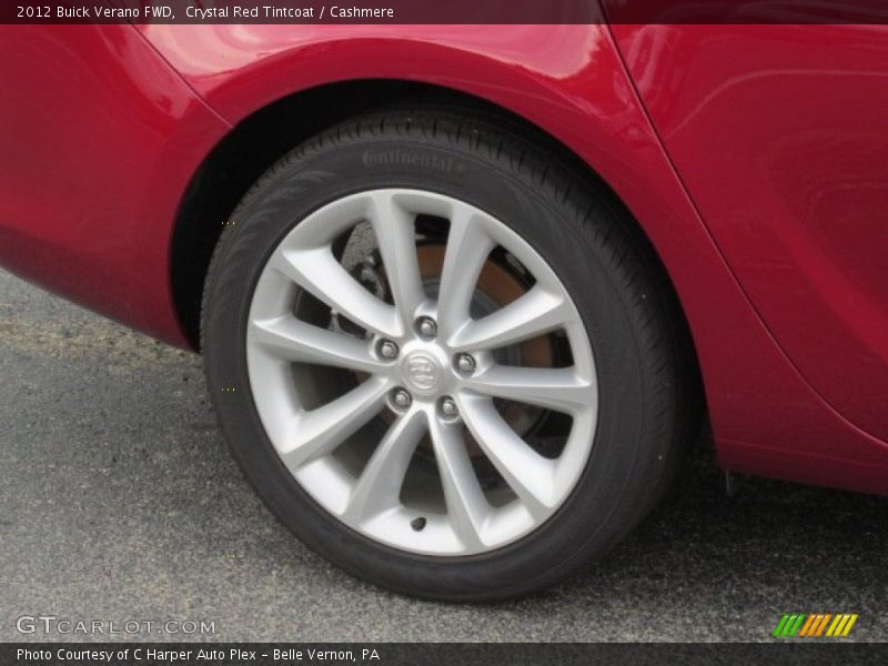 Crystal Red Tintcoat / Cashmere 2012 Buick Verano FWD