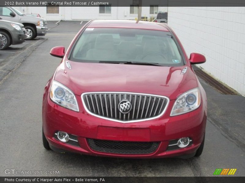 Crystal Red Tintcoat / Cashmere 2012 Buick Verano FWD