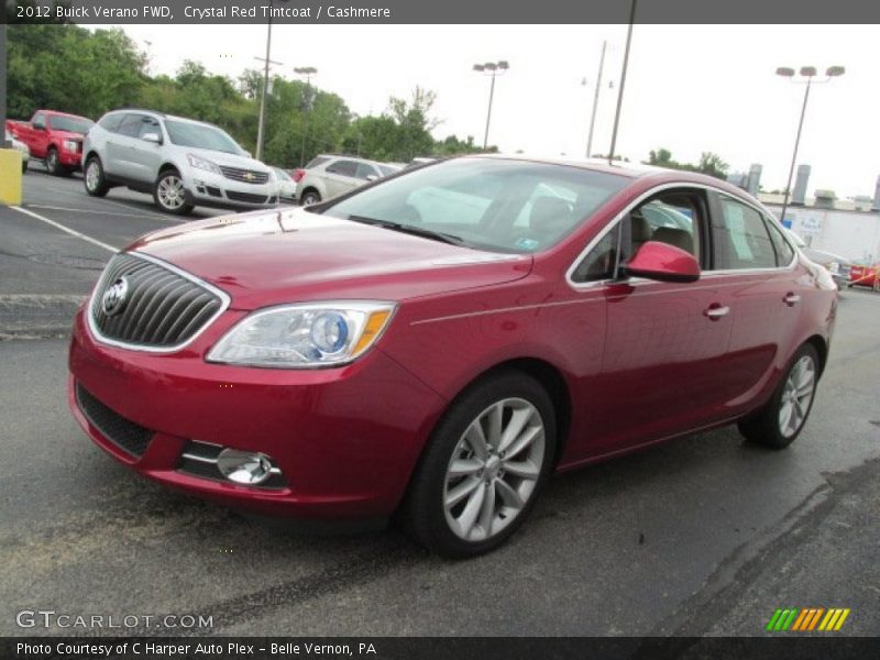 Crystal Red Tintcoat / Cashmere 2012 Buick Verano FWD