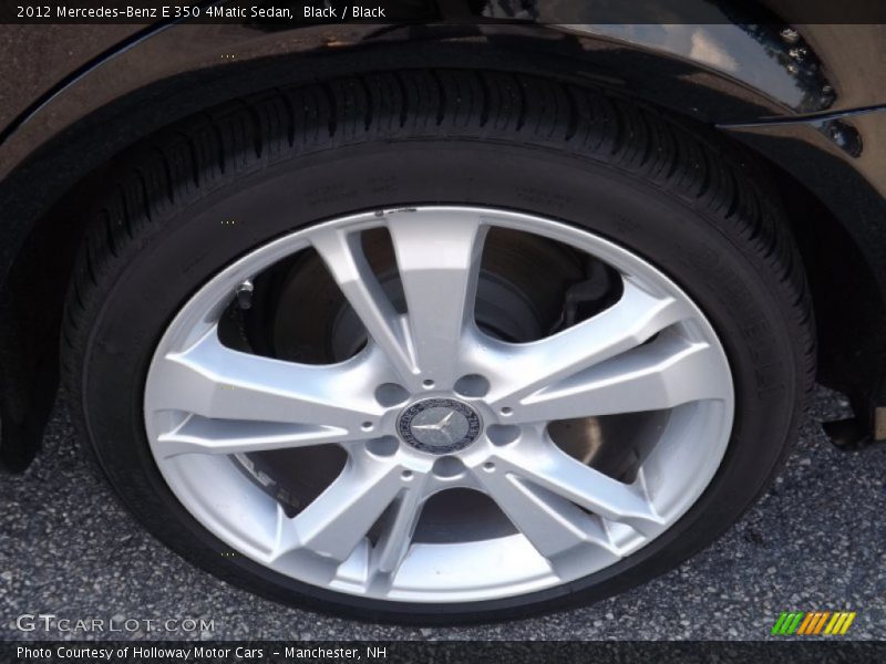 Black / Black 2012 Mercedes-Benz E 350 4Matic Sedan