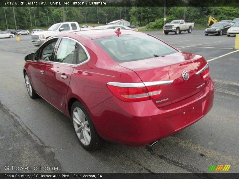 Crystal Red Tintcoat / Cashmere 2012 Buick Verano FWD