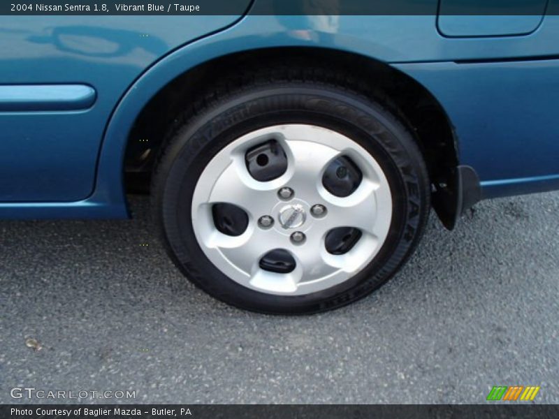 Vibrant Blue / Taupe 2004 Nissan Sentra 1.8