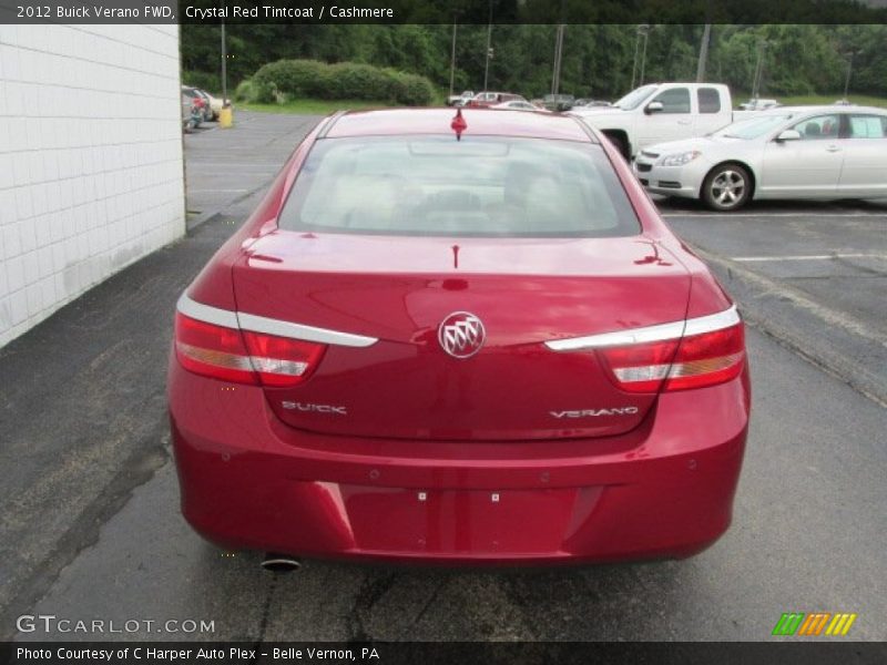 Crystal Red Tintcoat / Cashmere 2012 Buick Verano FWD