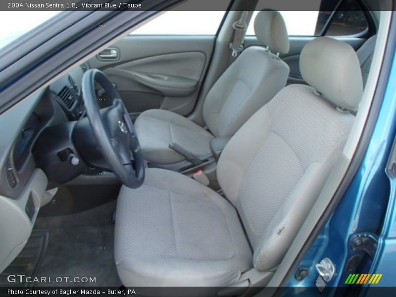Vibrant Blue / Taupe 2004 Nissan Sentra 1.8