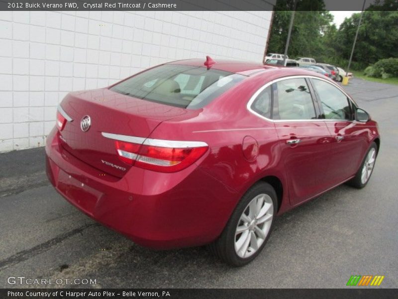 Crystal Red Tintcoat / Cashmere 2012 Buick Verano FWD