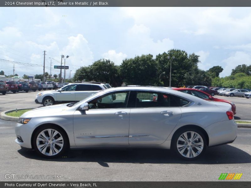 Silver Ice Metallic / Jet Black 2014 Chevrolet Impala LTZ