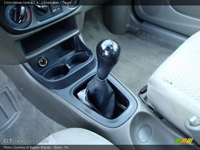 Vibrant Blue / Taupe 2004 Nissan Sentra 1.8