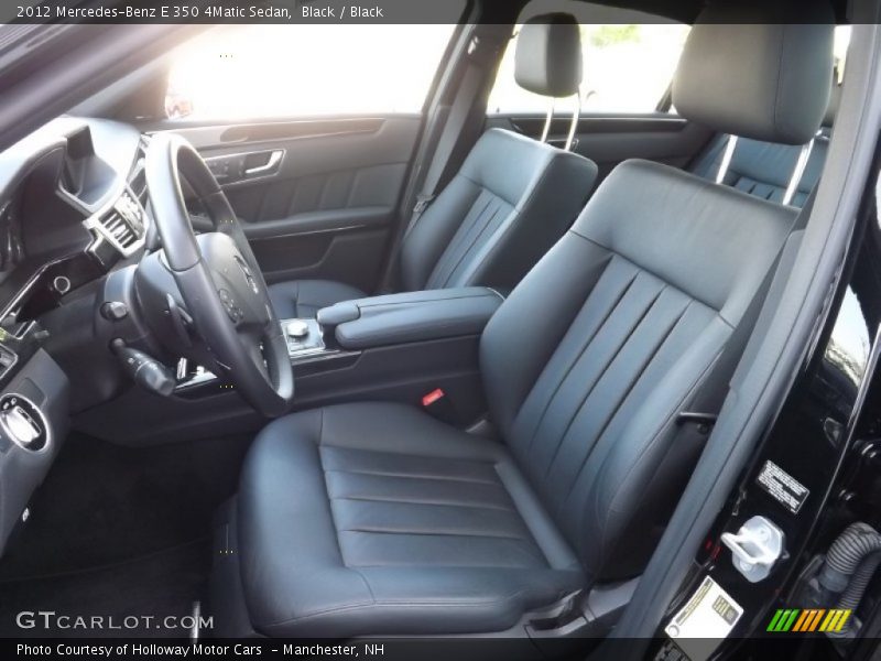 Black / Black 2012 Mercedes-Benz E 350 4Matic Sedan