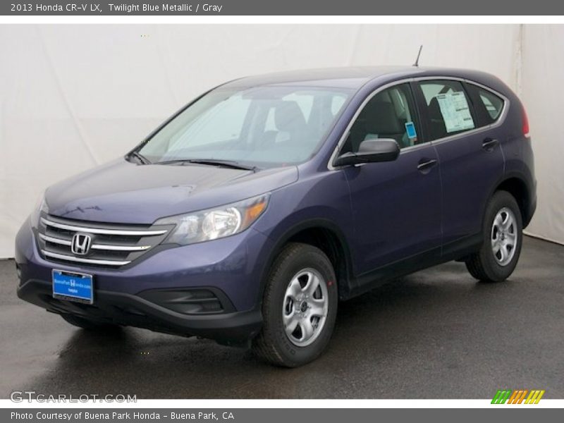 Twilight Blue Metallic / Gray 2013 Honda CR-V LX