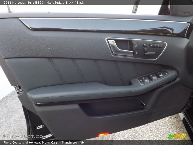 Black / Black 2012 Mercedes-Benz E 350 4Matic Sedan