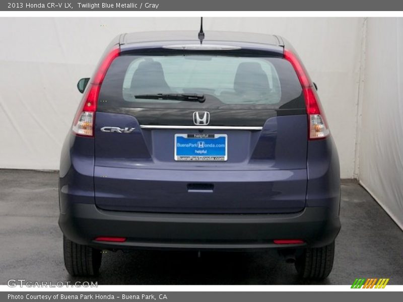 Twilight Blue Metallic / Gray 2013 Honda CR-V LX