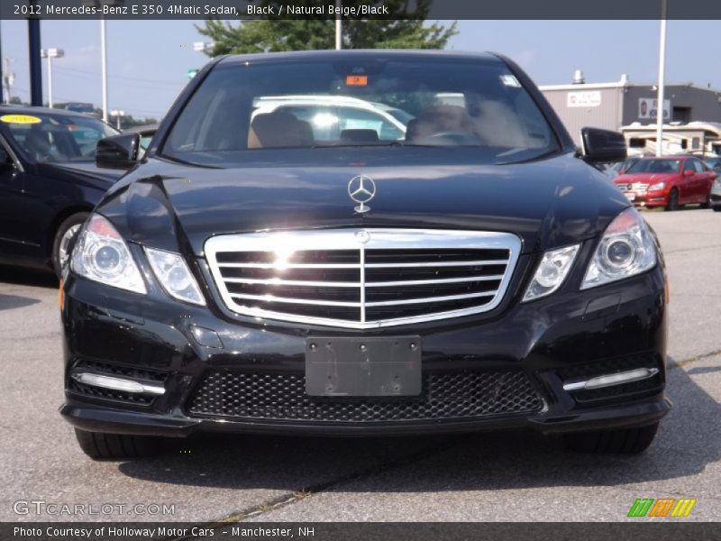 Black / Natural Beige/Black 2012 Mercedes-Benz E 350 4Matic Sedan