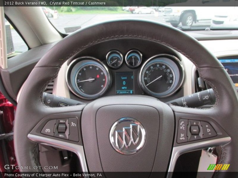 Crystal Red Tintcoat / Cashmere 2012 Buick Verano FWD