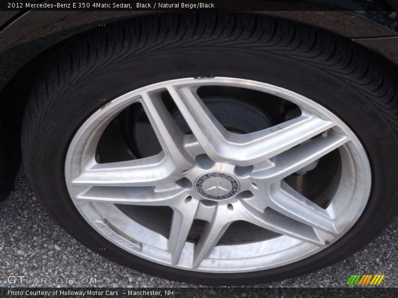 Black / Natural Beige/Black 2012 Mercedes-Benz E 350 4Matic Sedan