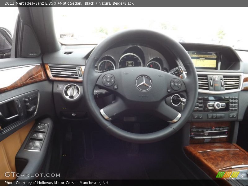Black / Natural Beige/Black 2012 Mercedes-Benz E 350 4Matic Sedan