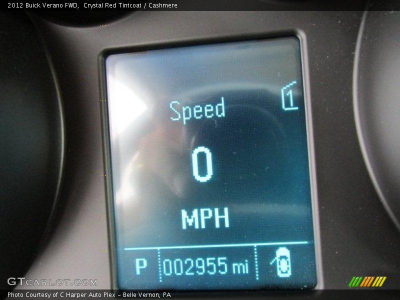 Crystal Red Tintcoat / Cashmere 2012 Buick Verano FWD