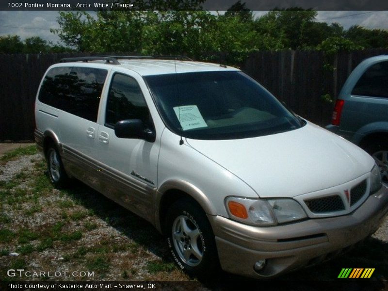 Arctic White / Taupe 2002 Pontiac Montana