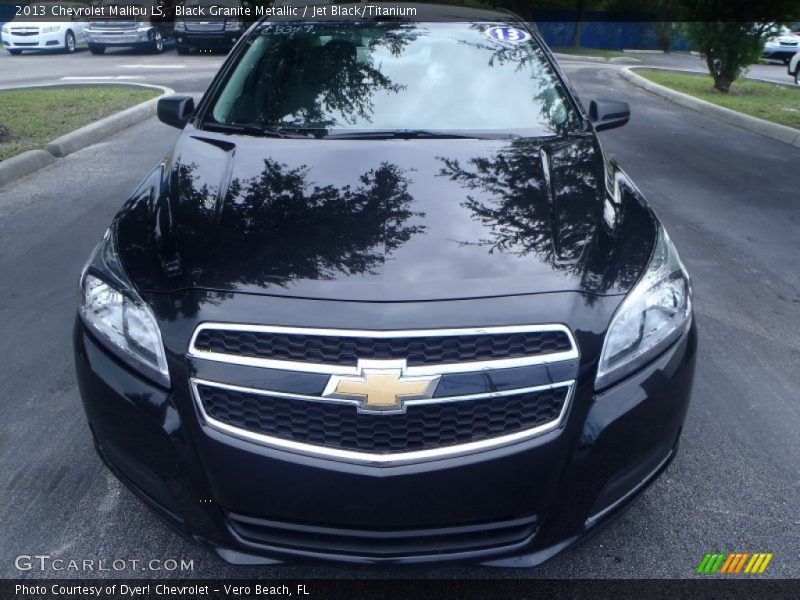 Black Granite Metallic / Jet Black/Titanium 2013 Chevrolet Malibu LS