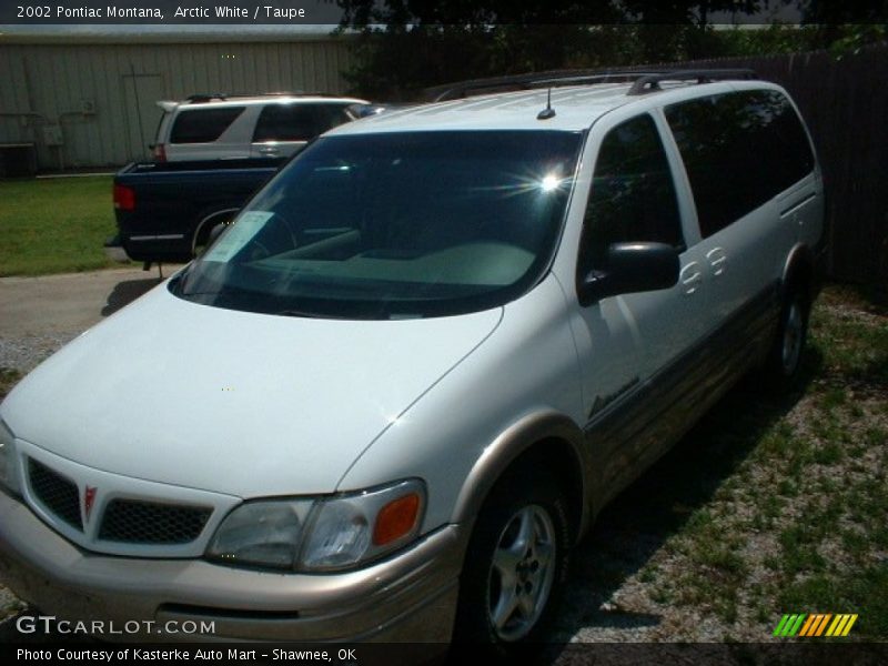 Arctic White / Taupe 2002 Pontiac Montana