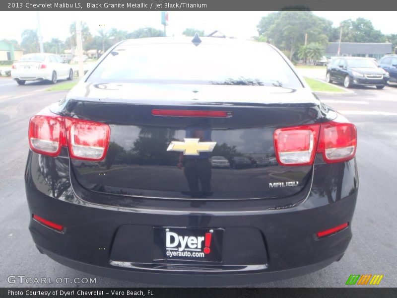 Black Granite Metallic / Jet Black/Titanium 2013 Chevrolet Malibu LS