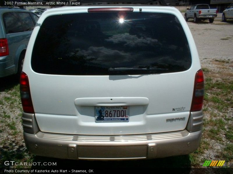 Arctic White / Taupe 2002 Pontiac Montana