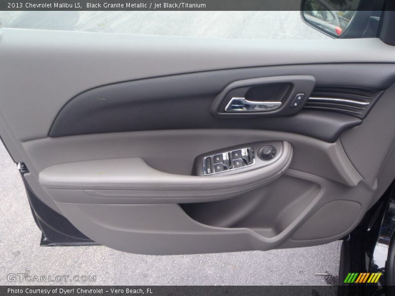 Black Granite Metallic / Jet Black/Titanium 2013 Chevrolet Malibu LS