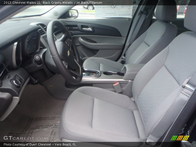 Black Granite Metallic / Jet Black/Titanium 2013 Chevrolet Malibu LS