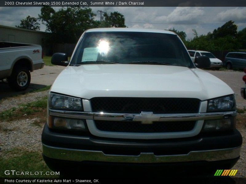 Summit White / Dark Charcoal 2003 Chevrolet Silverado 1500 Extended Cab