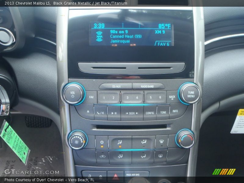 Black Granite Metallic / Jet Black/Titanium 2013 Chevrolet Malibu LS