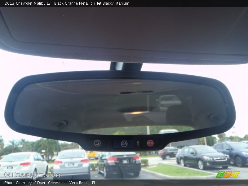 Black Granite Metallic / Jet Black/Titanium 2013 Chevrolet Malibu LS