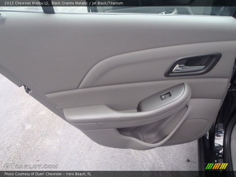Black Granite Metallic / Jet Black/Titanium 2013 Chevrolet Malibu LS