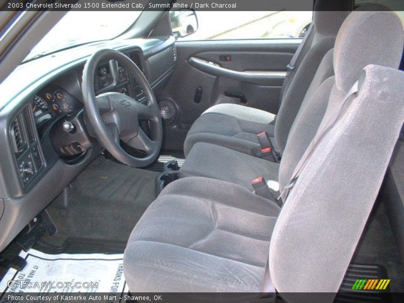 Summit White / Dark Charcoal 2003 Chevrolet Silverado 1500 Extended Cab