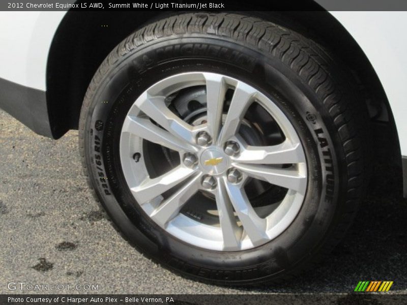 Summit White / Light Titanium/Jet Black 2012 Chevrolet Equinox LS AWD