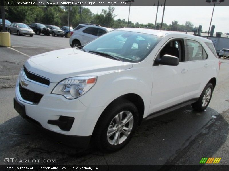 Summit White / Light Titanium/Jet Black 2012 Chevrolet Equinox LS AWD