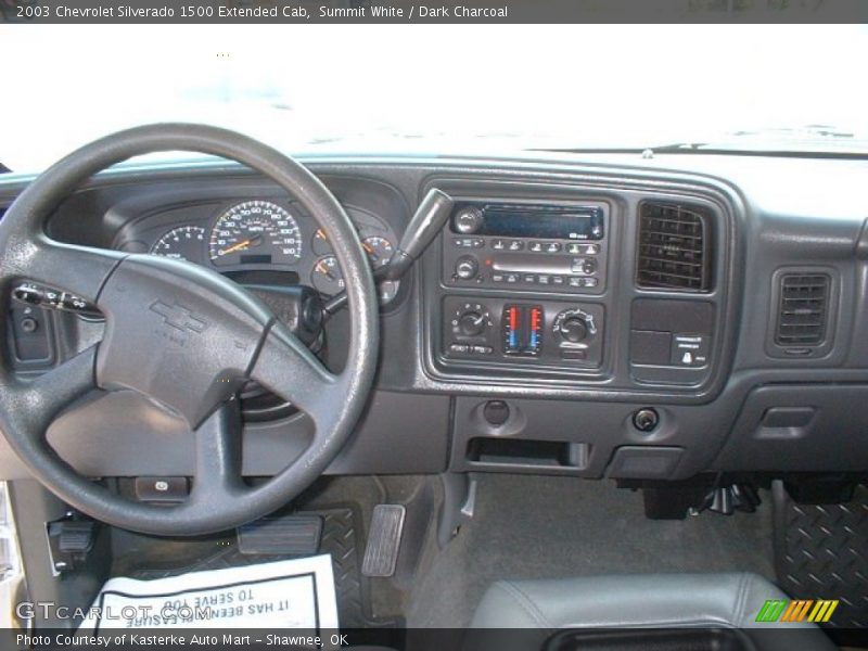 Summit White / Dark Charcoal 2003 Chevrolet Silverado 1500 Extended Cab