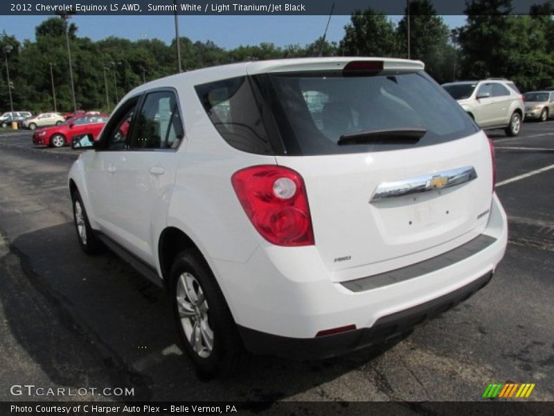 Summit White / Light Titanium/Jet Black 2012 Chevrolet Equinox LS AWD