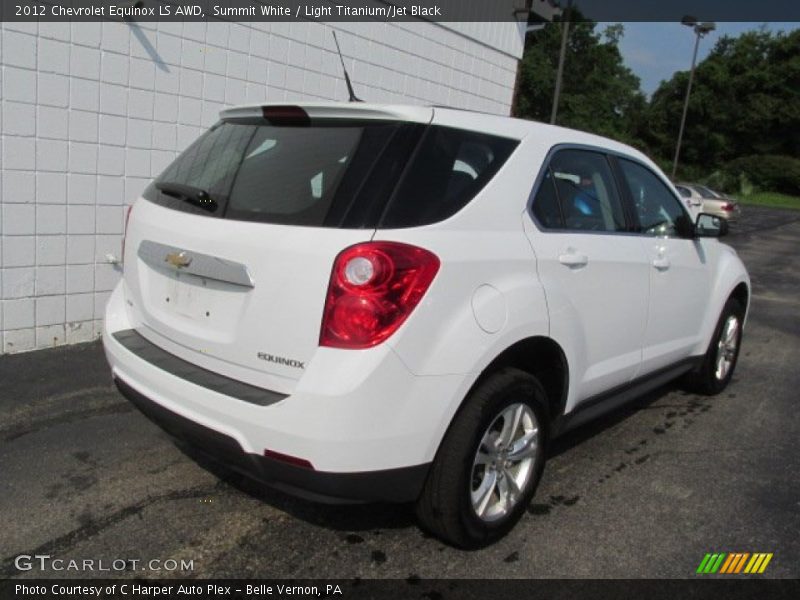 Summit White / Light Titanium/Jet Black 2012 Chevrolet Equinox LS AWD