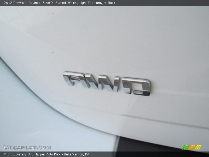 Summit White / Light Titanium/Jet Black 2012 Chevrolet Equinox LS AWD