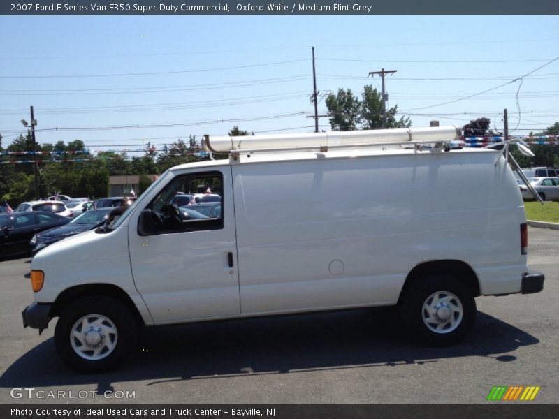 Oxford White / Medium Flint Grey 2007 Ford E Series Van E350 Super Duty Commercial