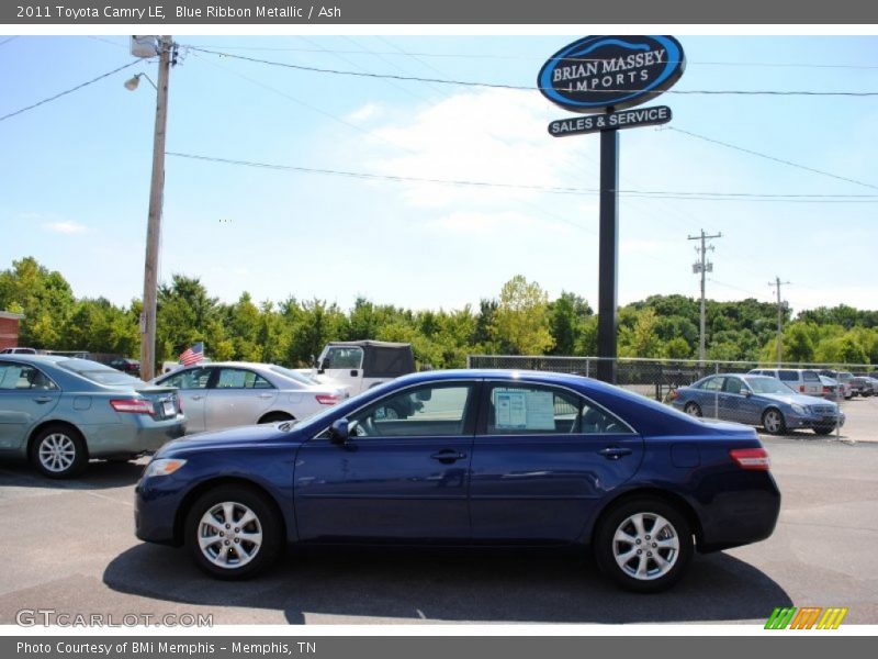 Blue Ribbon Metallic / Ash 2011 Toyota Camry LE