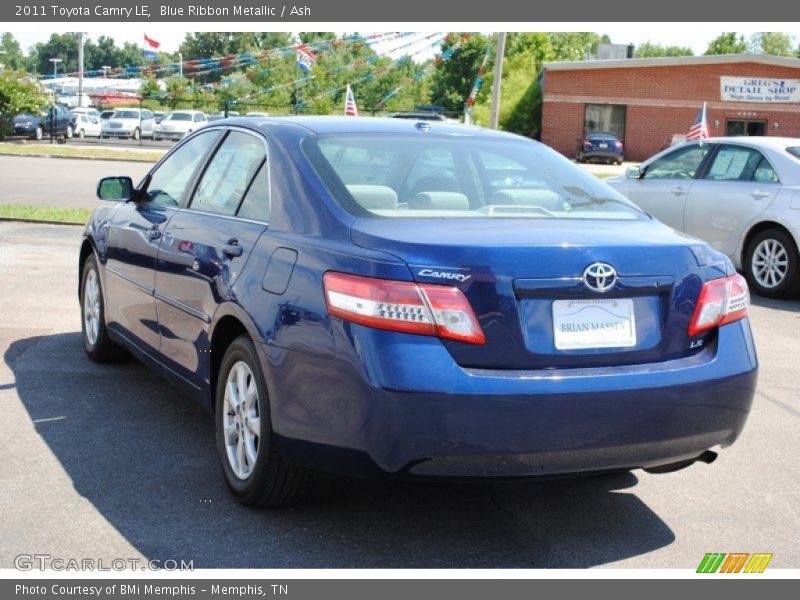 Blue Ribbon Metallic / Ash 2011 Toyota Camry LE