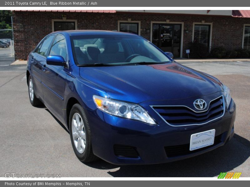 Blue Ribbon Metallic / Ash 2011 Toyota Camry LE